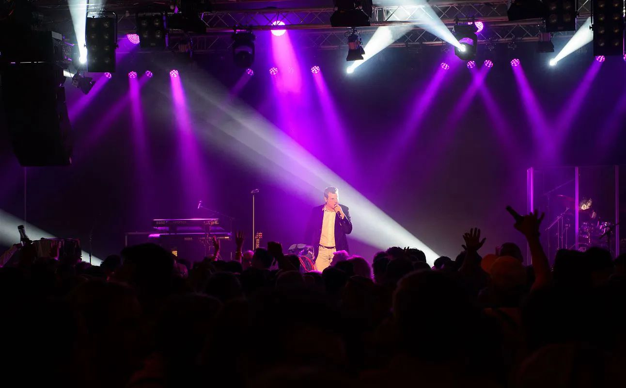 Marc Pircher bei seiner Performance