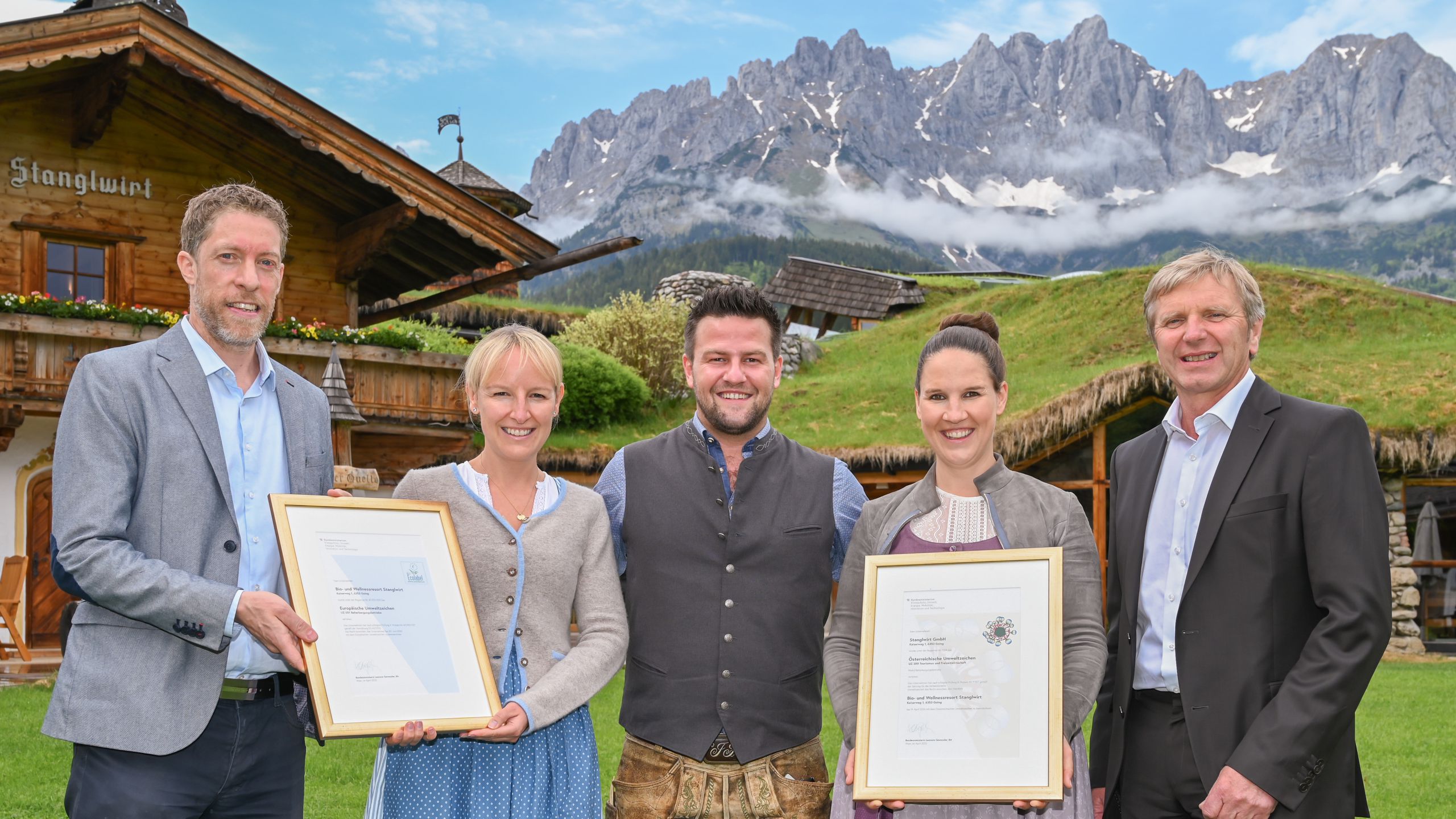 Verleihung des österreichischen und europäischen Umweltzeichens