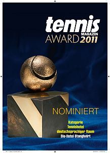 Nominated tennis hotel German Stanglwirt