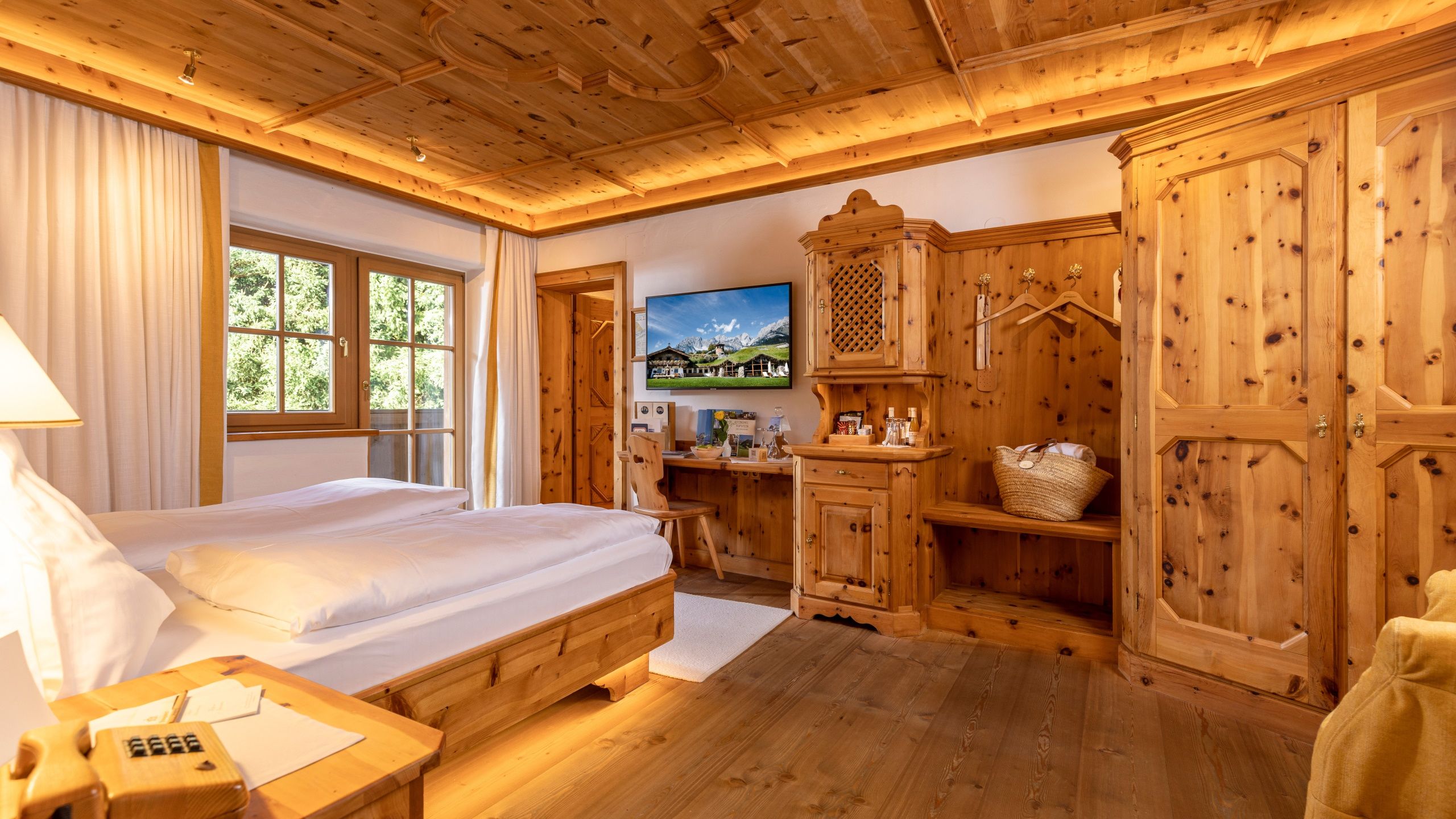 Klassik Doppelzimmer mit Balkon Stanglwirt