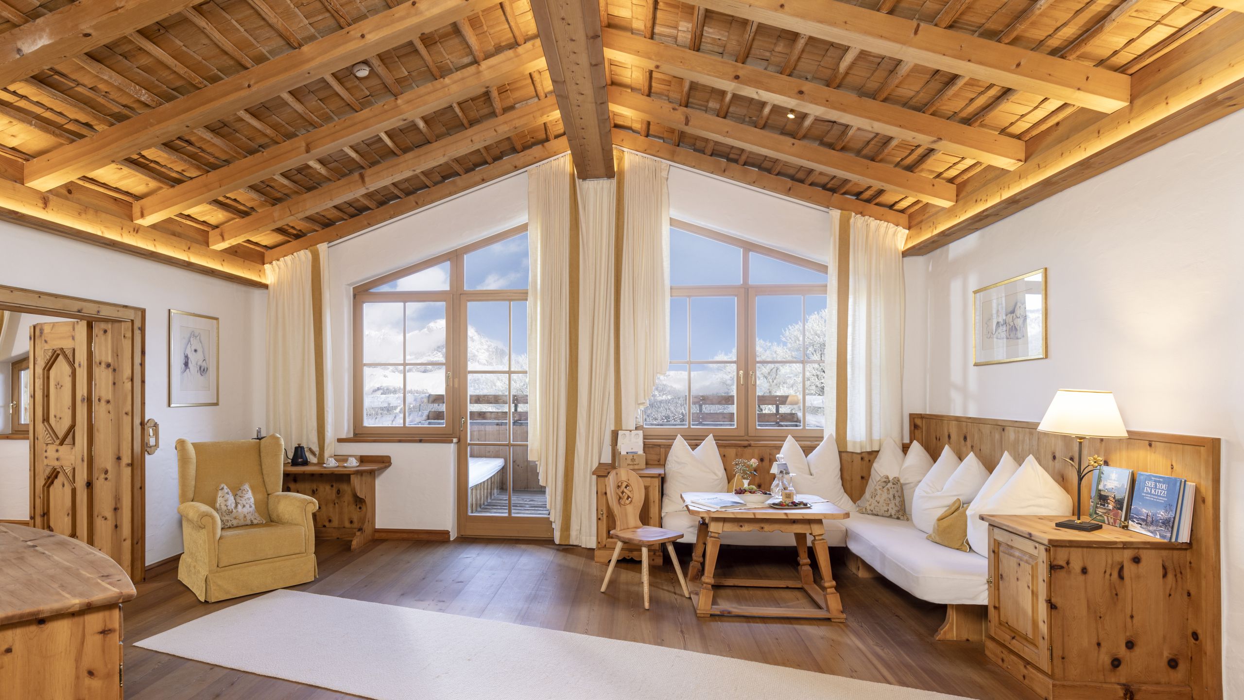 Wohnraum 2 - Kaiserwinkel Suite - 645 Winter