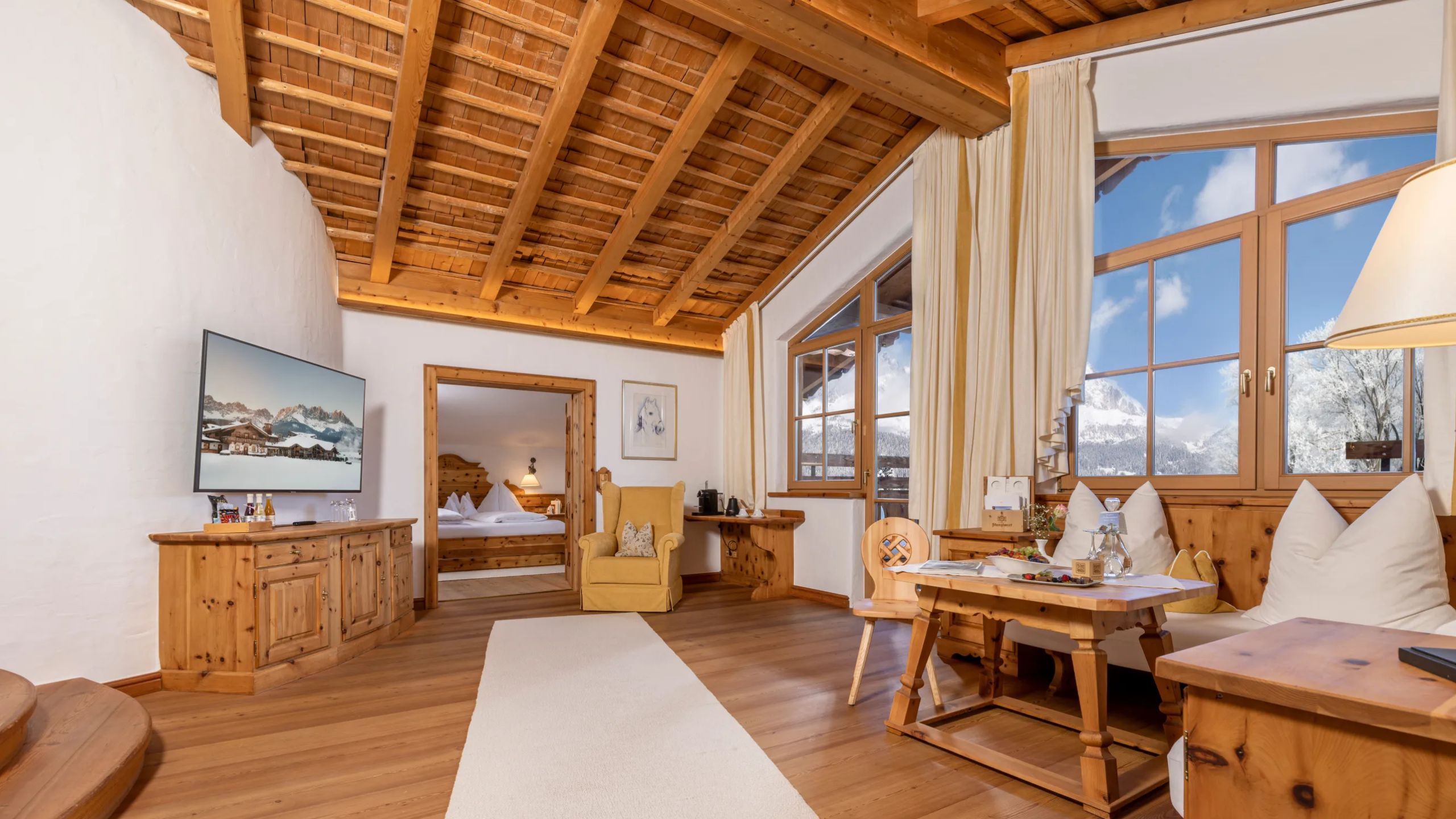 Wohnraum 3 - Kaiserwinkel Suite - Winter