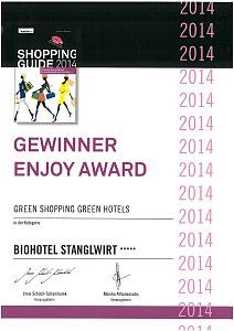 Shopping Guide certificate