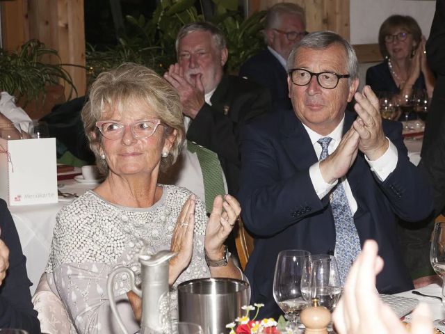 Jean-Claude Juncker mit Gattin