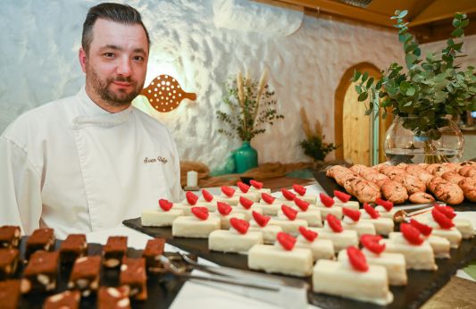 Chef-Patissier Sven sorgte für die süßen Highlights