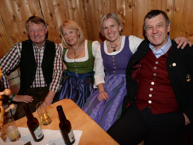 Hias Leitner und Klaus Wendling mit Frauen