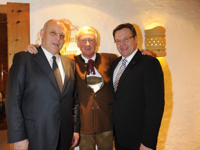 LH Luis Durnwalder, Balthasar Hauser und LH Günther Platter