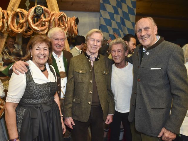 Magdalena und Balthasar Hauser, Leopold Prinz von Bayern, Peter Maffay und Hans-Joachim Stuck