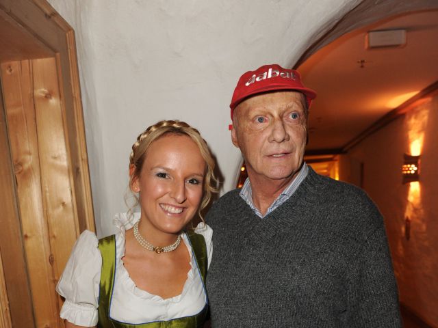 Maria Hauser und Niki Lauda