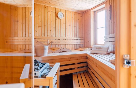 Sauna mit Berblick