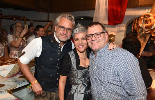 Frank Spothelfer, Birgit Schrowange und Elton
